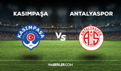 Kasımpaşa Antalyaspor maçı ne zaman, saat kaçta, hangi kanalda? Kasımpaşa Antalyaspor maçı saat kaçta başlayacak, nerede yayınlanacak?