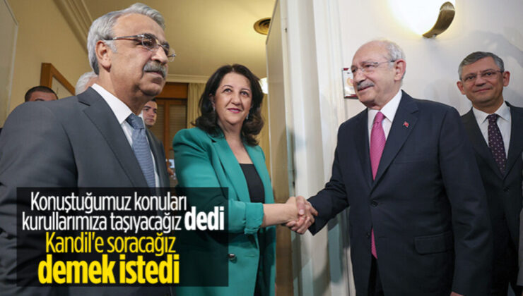 Kılıçdaroğlu ile görüşen HDP’li Mithat Sancar: Görüşmeyi kurullarımıza taşıyacağız…