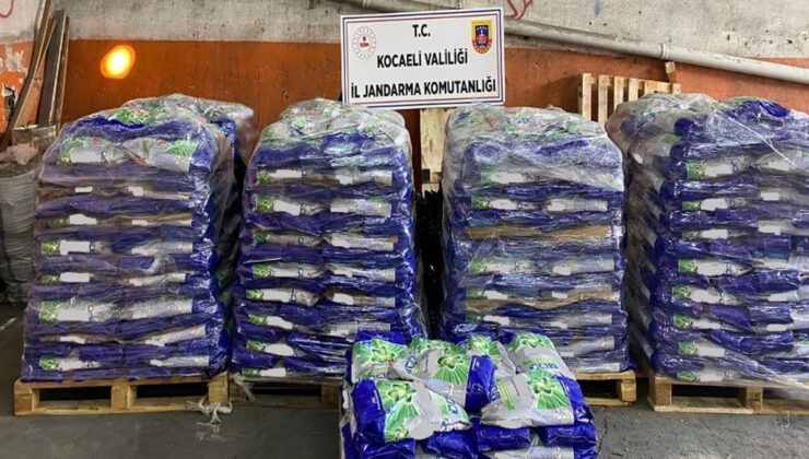 Kocaeli’de 8 ton sahte deterjan ele geçirildi