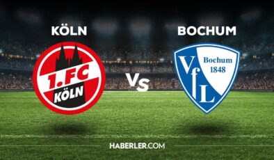 Köln Bochum maçı ne zaman, saat kaçta, hangi kanalda? Köln Bochum maçı saat kaçta başlayacak, nerede yayınlanacak?