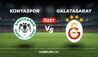 Konyaspor Galatasaray maç özeti! (VİDEO) Konyaspor Galatasaray maçı özeti izle! Konyaspor Galatasaray maçı kaç kaç bitti?