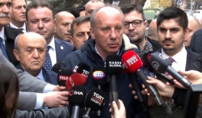 Muharrem İnce: “Siz adayınıza güvenmiyor musunuz da bana ‘Aday olamazsın’ diye bağırıyorsunuz”