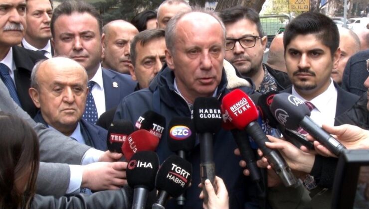 Muharrem İnce: “Siz adayınıza güvenmiyor musunuz da bana ‘Aday olamazsın’ diye bağırıyorsunuz”