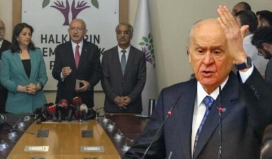 Nevruz mesajı paylaşan Bahçeli, HDP’yi ziyaret eden Kılıçdaroğlu’na yüklendi