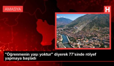 “Öğrenmenin yaşı yoktur” diyerek 77’sinde rölyef yapmaya başladı