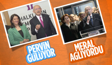 Pervin Buldan’ın Kemal Kılıçdaroğlu ile basın toplantısındaki mutluluğu