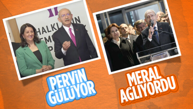 Pervin Buldan’ın Kemal Kılıçdaroğlu ile basın toplantısındaki mutluluğu