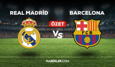 Real Madrid Barcelona maç özeti! (VİDEO) Real Madrid Barcelona maçı özeti izle! Real Madrid Barcelona maçı kaç kaç bitti?