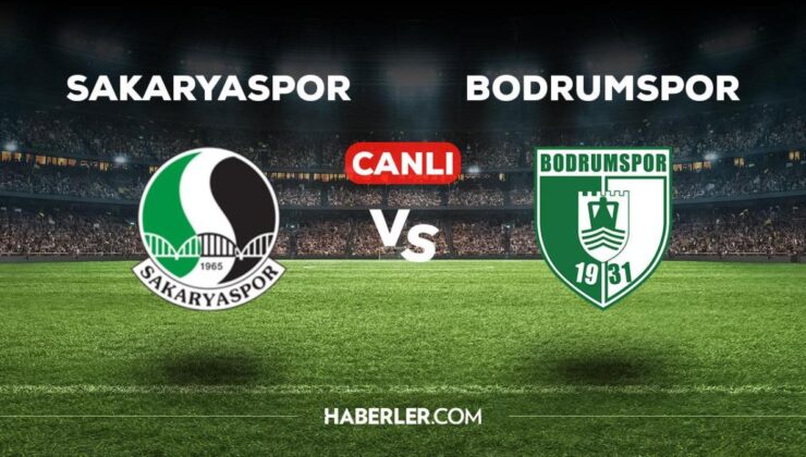 Sakaryaspor Bodrumspor maçı CANLI izle! Sakaryaspor Bodrumspor maçı canlı yayın izle! Sakaryaspor Bodrumspor nereden, nasıl izlenir?