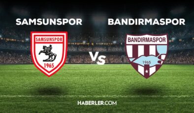 Samsunspor Bandırmaspor maçı ne zaman, saat kaçta, hangi kanalda? Samsunspor Bandırmaspor maçı saat kaçta başlayacak, nerede yayınlanacak?