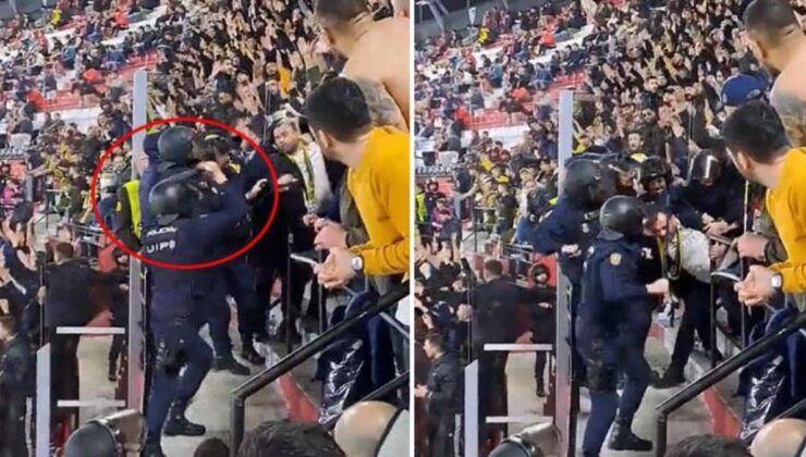 Sevilla polisinden Fenerbahçelilere orantısız şiddet! Hastaneye kaldırılan taraftarlar var