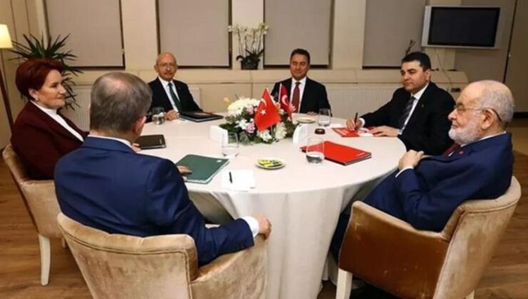 Son Dakika: 6’lı Masa ortak adayda uzlaştı, pazartesi açıklanacak