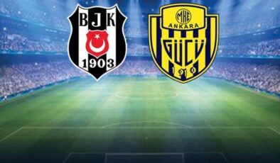 Son Dakika: Beşiktaş-Ankaragücü maçında ilk 11’ler belli oldu