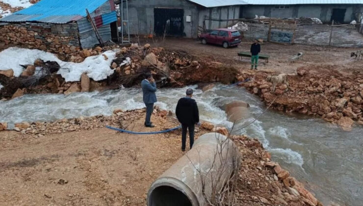 Tunceli’de sağanak hayatı olumsuz etkiledi