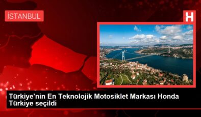 Türkiye’nin En Teknolojik Motosiklet Markası Honda Türkiye seçildi