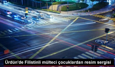 Ürdün’de Filistinli mülteci çocuklardan resim sergisi