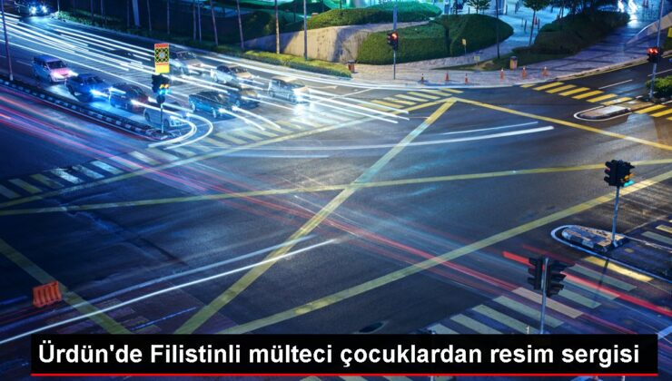 Ürdün’de Filistinli mülteci çocuklardan resim sergisi