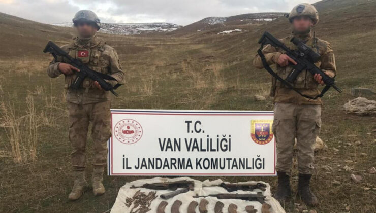 Van’da terör operasyonu! Teröristlerin barınakları bulundu