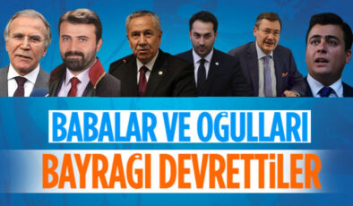 AK Parti’de geçmiş dönemde hizmet eden isimler bayrağı oğullarına devretti