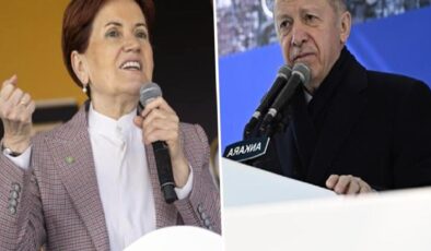 Aynı şehirde aynı dakikalarda birbirlerini hedef aldılar! Akşener ve Cumhurbaşkanı Erdoğan’dan çok sert ifadeler