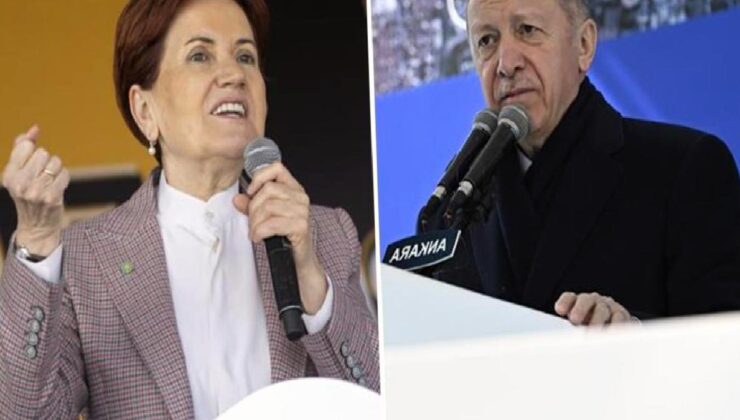 Aynı şehirde aynı dakikalarda birbirlerini hedef aldılar! Akşener ve Cumhurbaşkanı Erdoğan’dan çok sert ifadeler