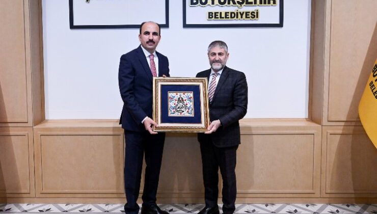 Bakan Nebati’den Konya’da Başkan Altay’a ziyaret