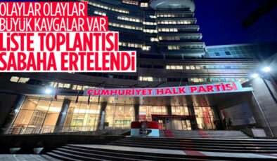 CHP’de Parti Meclisi Toplantısı peş peşe ertelendi