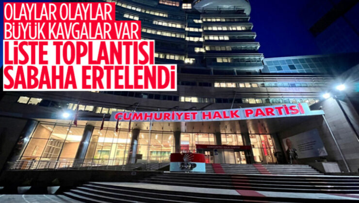 CHP’de Parti Meclisi Toplantısı peş peşe ertelendi