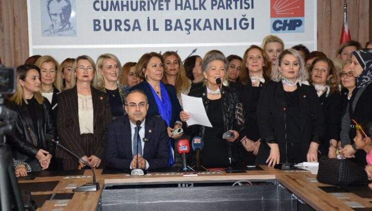 CHP’li kadınlar Bursa’da salona sığmadı