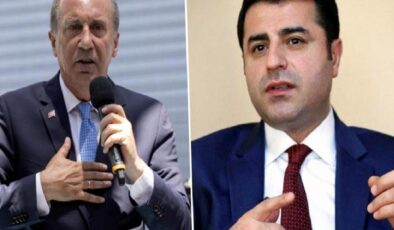 Demirtaş: Muharrem İnce’ye oy vermekle Cumhurbaşkanı Erdoğan’a oy vermek arasında fark yok