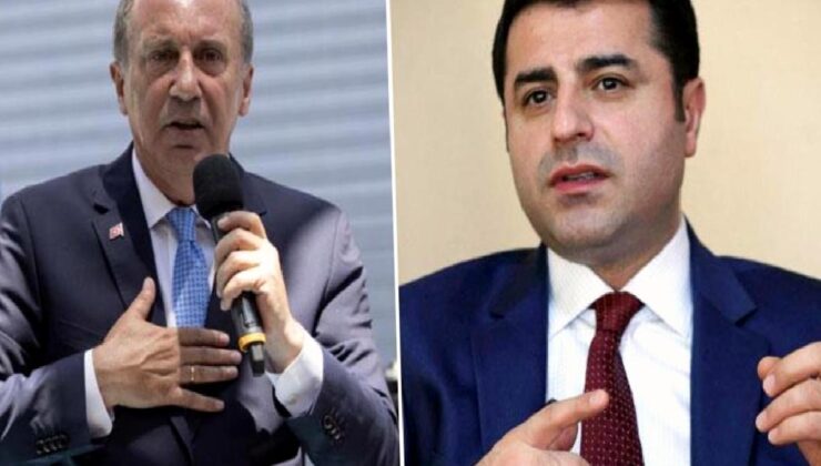 Demirtaş: Muharrem İnce’ye oy vermekle Cumhurbaşkanı Erdoğan’a oy vermek arasında fark yok