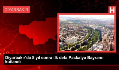 Diyarbakır’da 8 yıl sonra ilk defa Paskalya Bayramı kutlandı