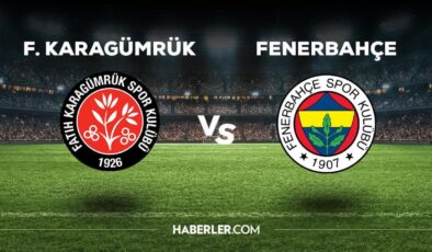 Fatih Karagümrük Fenerbahçe maçı ne zaman, saat kaçta, hangi kanalda? Fatih Karagümrük Fenerbahçe maçı saat kaçta başlayacak, nerede yayınlanacak?