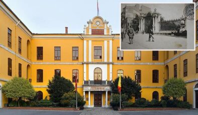 Galatasaray Lisesi’nde hırsızlık şoku! 150 yıldır aynı yerde duran tarihi yılan heykeli çalındı