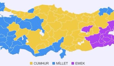 İlk Meclis sandalye sayısı simülasyonu: AKP’nin sandalye sayısında ciddi düşüş, Mİ + HDP 300’ün üzerinde