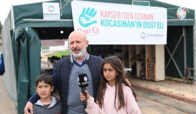 Kayseri Kocasinan’dan depremzedeler için Sosyal Market