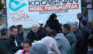 Kayseri Kocasinan’dan kardeş Türkoğlu’na ziyaret