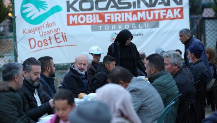 Kayseri Kocasinan’dan kardeş Türkoğlu’na ziyaret