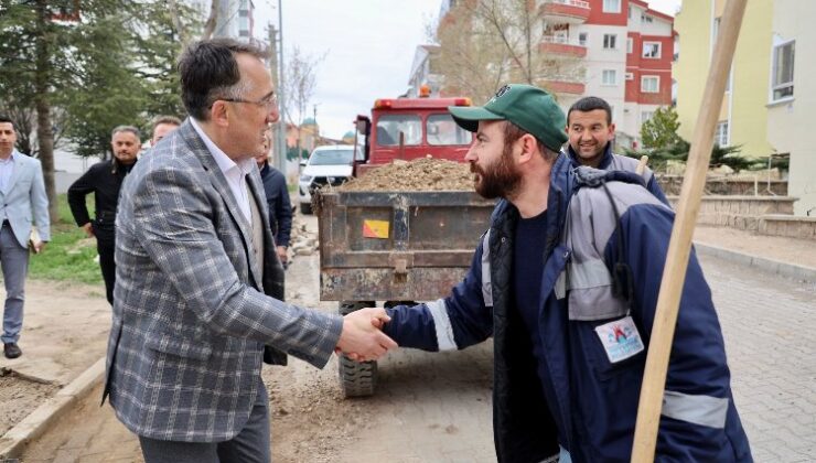 Mehmet Savran çalışmaları sahada inceledi