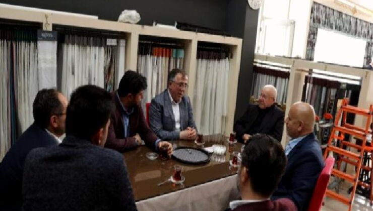 Mehmet Savran’dan esnaf ziyareti