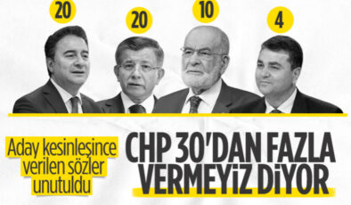 Millet İttifakı seçimlere ortak liste halinde giriyor: CHP, dört partiye 30 vekil verecek