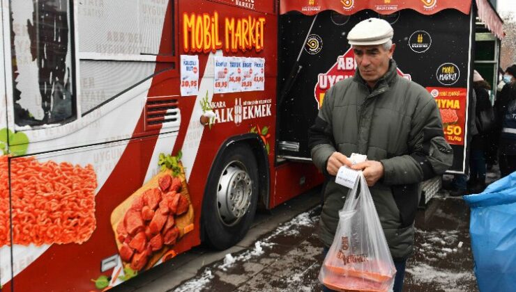 Mobil Market’te ucuz ete devam