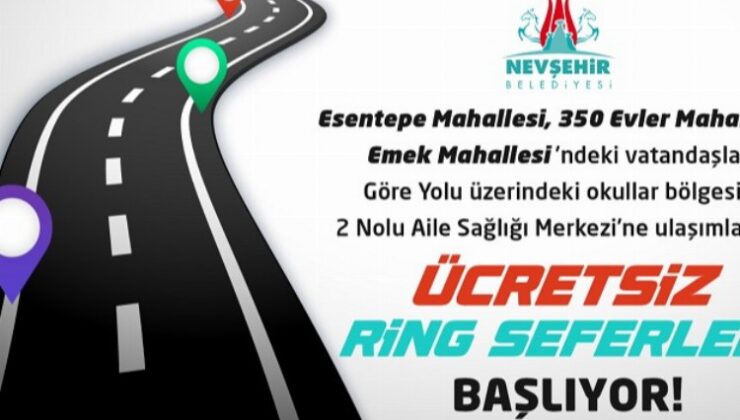 Nevşehir Belediyesi’nden ücretsiz ring