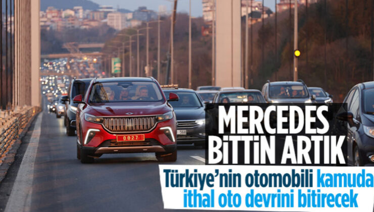 Nureddin Nebati, yerli ve milli otomobil Togg ile ilk sürüşünü gerçekleştirdi