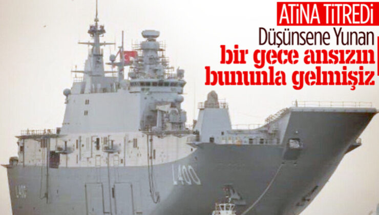 Yunanistan basınından TCG Anadolu yorumu: Mavi Vatan’ı titreten büyük pazartesi