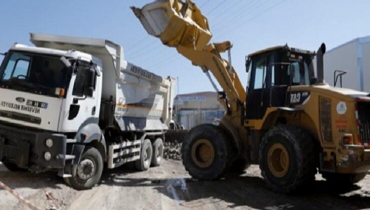 Nevşehir Sanayi Bölgesi’nde asfalt çalışması