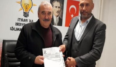 Bilecik Pazaryeri’nde AK Parti’den ilk aday adaylığı başvurusu Karakaş’tan