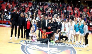 Melikgazi Kayseri Basketbol Takımı Slovakya ekibini mağlup etti