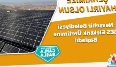 Nevşehir Belediyesi GES enerji üretimine başladı